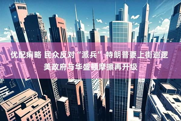 优配痢略 民众反对“派兵” 特朗普要上街巡逻 美政府与华盛顿摩擦再升级